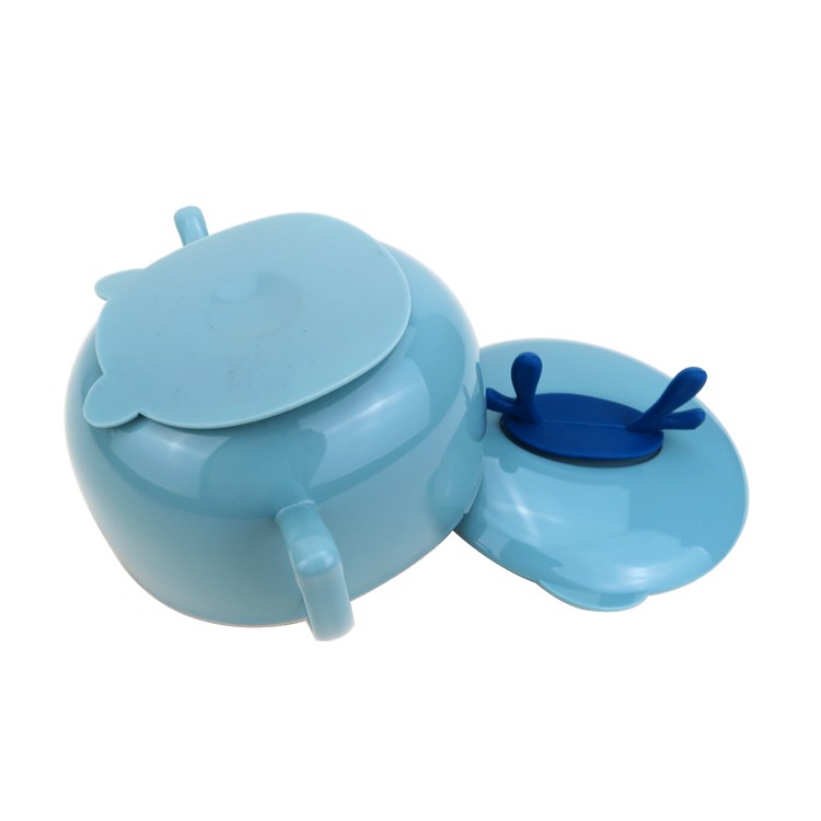 The inner liner of the children's creative bowl is made of 304 food-grade safe material, which is heat-resistant and anti-slip. It is cartoonish, cute and portable detail image 8
