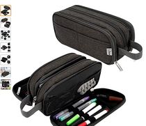 Pencil case Large capacity pencil case 3 compartments stationery case