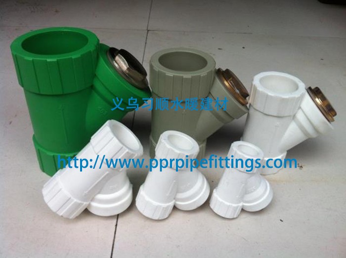 供应20 25 32 PPR过滤器 Y型PPR过滤器 过滤器配件 外贸出口详情图1