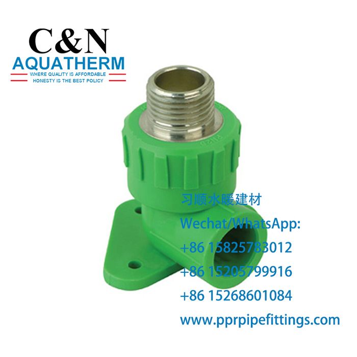 The manufacturer supplies PPR with seat external thread elbows, external thread elbows, internal and external thread pipe fittings and pipes for export to Africa