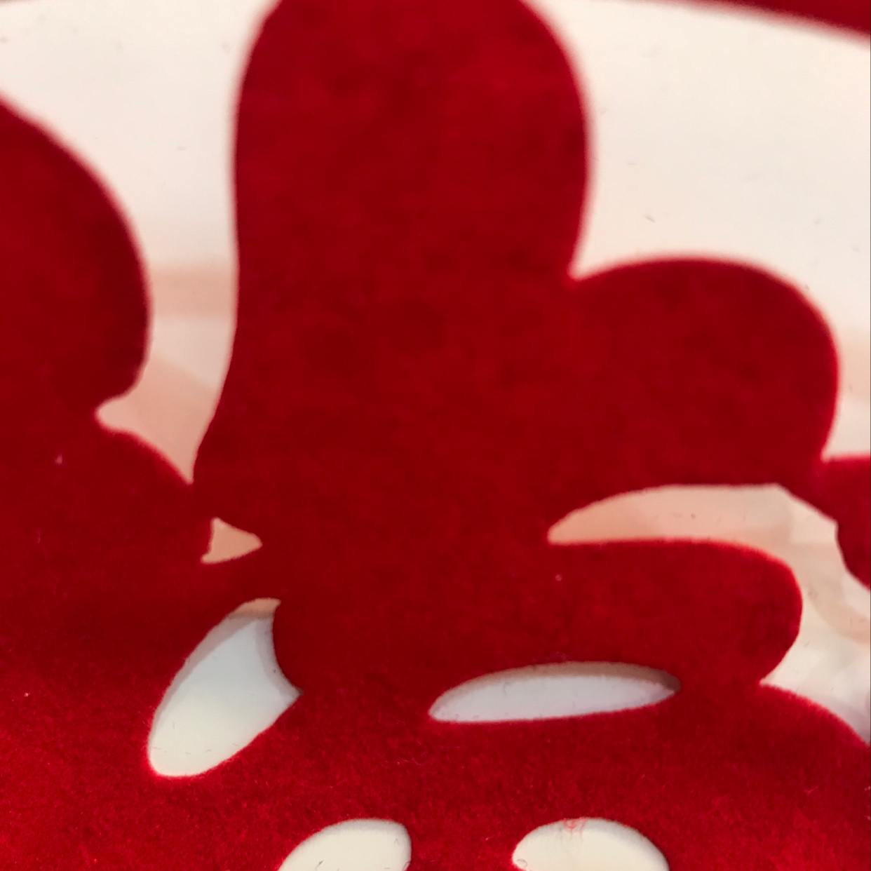 Wedding supplies, Spring Festival supplies, perforated velvet cloth, paper-cutting, lucky window decorations, water stickers, paper-cutting Specification image