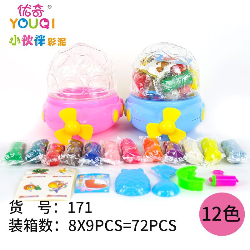 Factory Direct Sales Daqian Stationery Catong Craft Children Creative Toys Diy Colored Clay Plasticine Wholesale Flour Mud details Picture