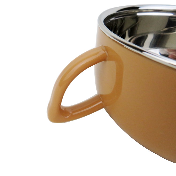 The inner liner of the children's creative bowl is made of 304 food-grade safe material, which is heat-resistant and anti-slip. It is cartoonish, cute and portable detail image 20