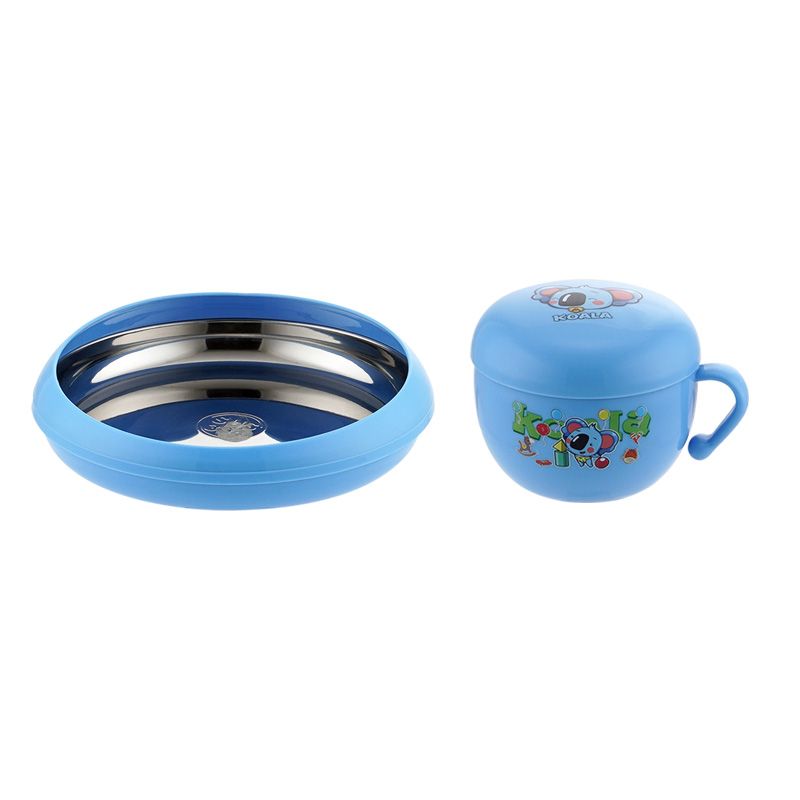 Children's creative cup, stainless steel inner liner, 304 food-grade safety material, heat-resistant and anti-slip, cartoon cute and portable