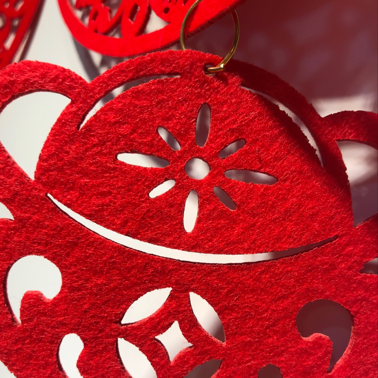 结婚喜字春节福字门贴福贴背景挂件绒面雕刻对联元宝对联细节图