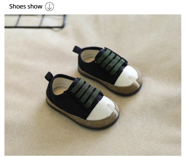 Shoes for boys and girls 0, 1-2-3, soft-soled toddler shoes for spring and autumn, single shoes for children, canvas shoes for children full figure