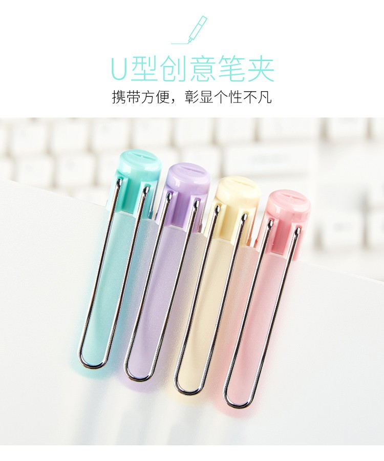 Vio candy-colored fountain Pen 0.5mm A6 neutral student pen, full needle tip, fresh and light signature pen pic 8