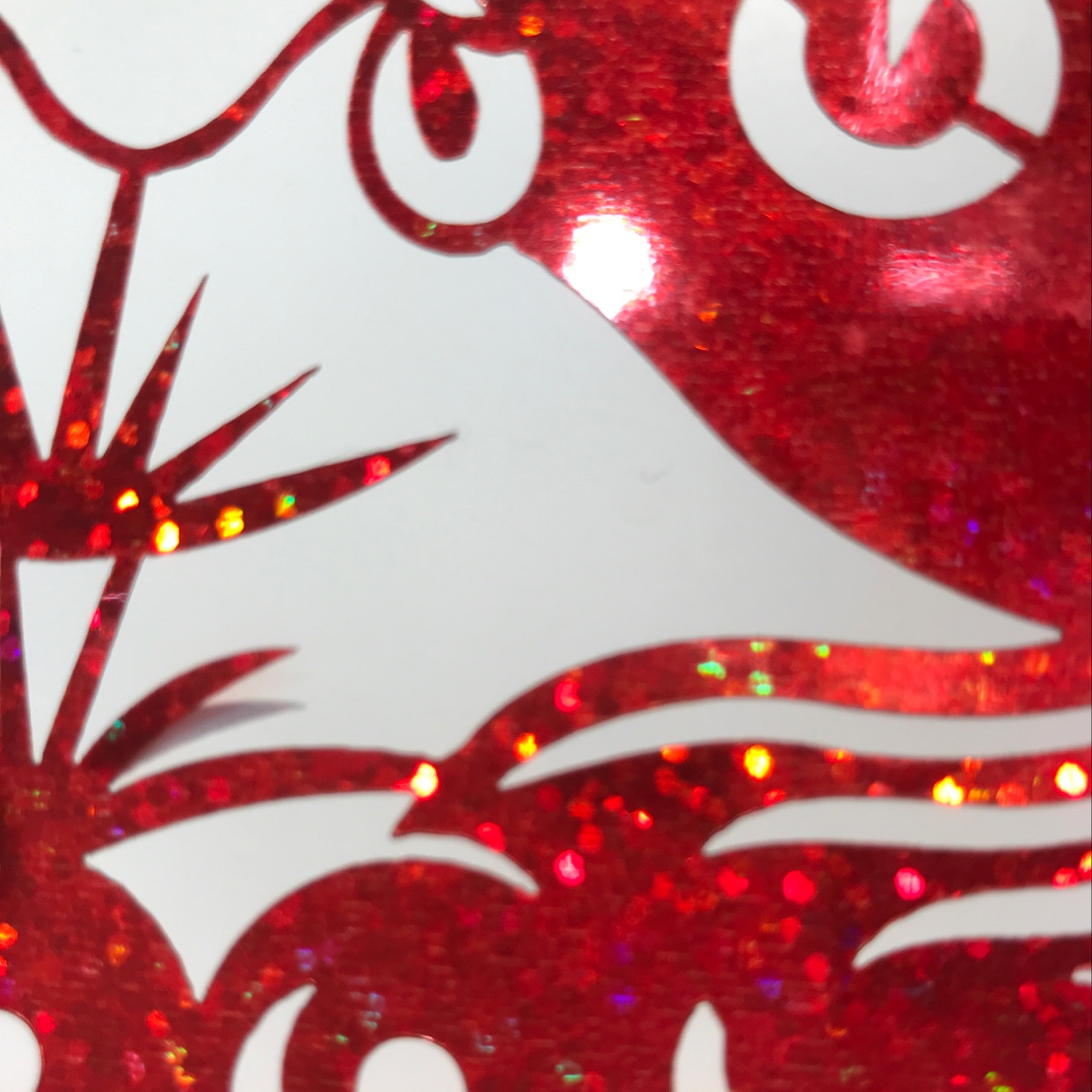 Hollow radiation Red Crystal Fortune details Picture