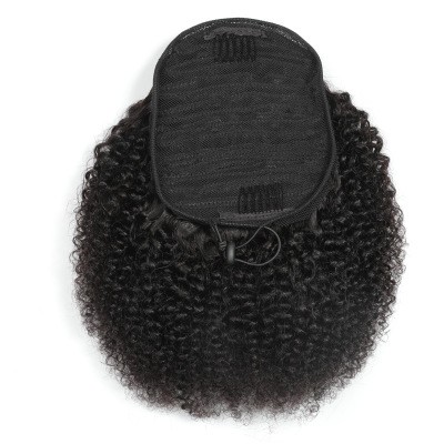 Real human hair wig female, European and American wig female detail image 2