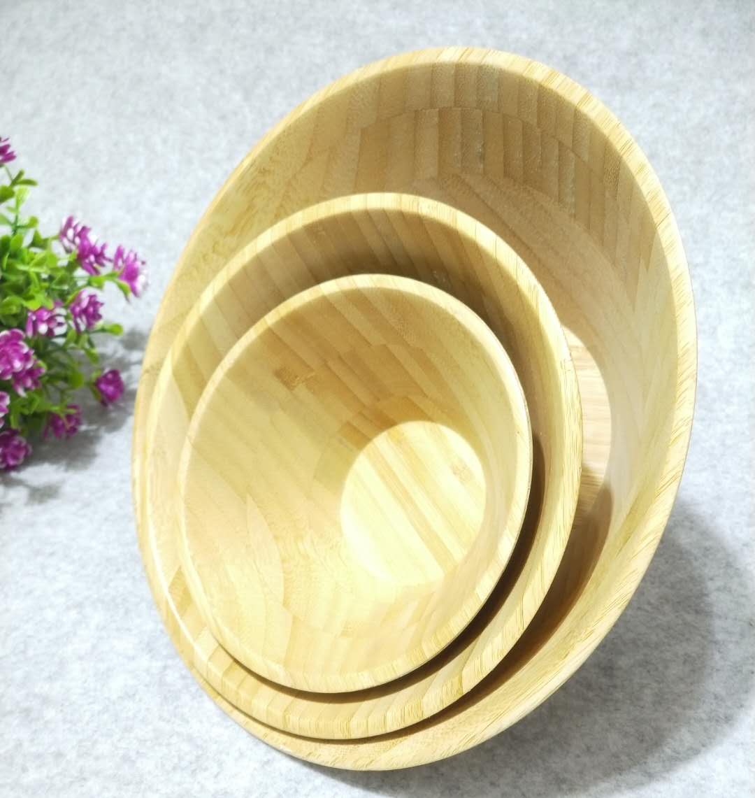 Factory direct sales bamboo bowl