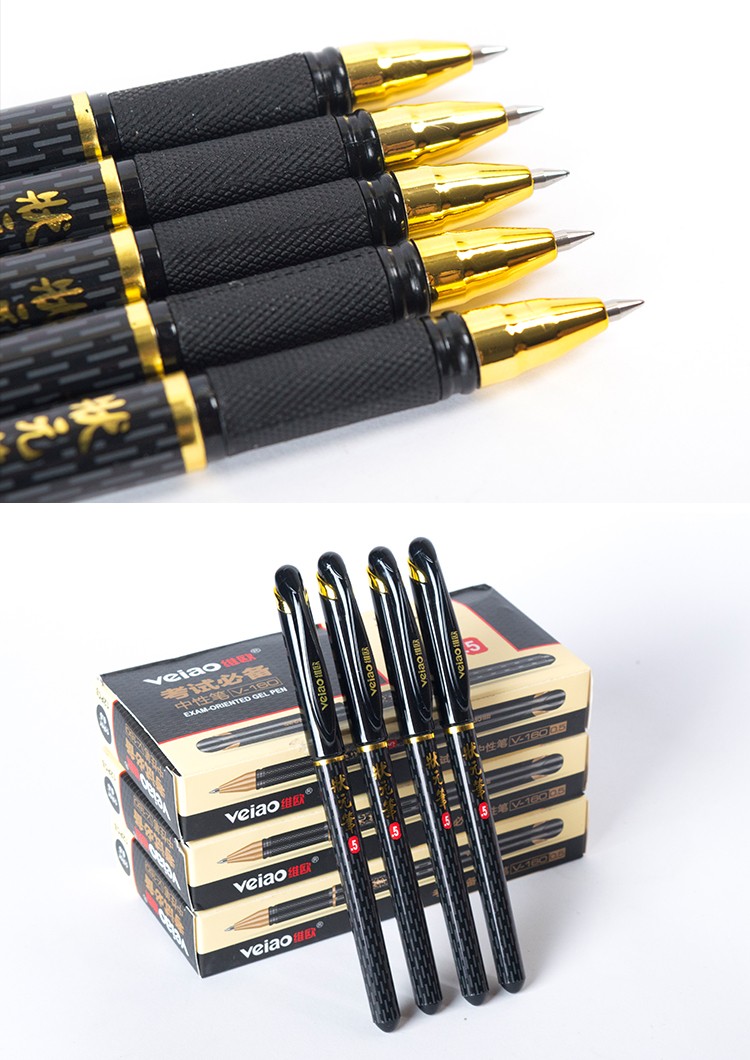 Vio Gel Pen V-160 signature Pen, student exam pen, gel pen top scorer pen 0.5mm, achieving success in the exam pic 8
