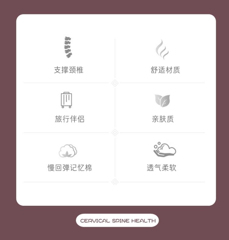 床上用品记忆棉u枕 床上用品U型枕详情11