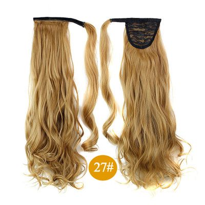 Tie, curly hair, ponytail tie, ponytail wig, hair extension, ladies' tie Application Scenario
