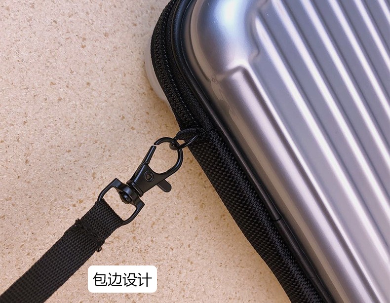 行李箱小包包女斜挎单肩个性手拿迷你密码箱旅行箱式盒子小方包详情图10