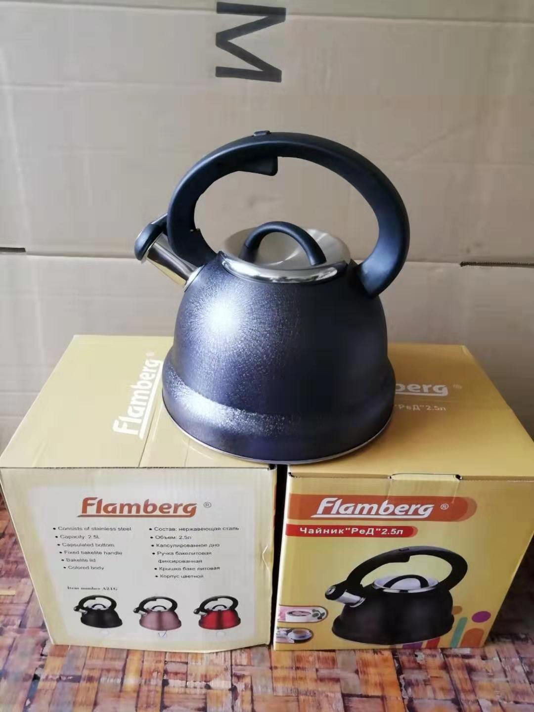 Stainless Steel Kettle, Color Kettle, 201 Semicircular Kettle details Picture