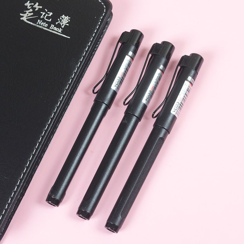 Vio A2 neutral black and green student office business instruction signature prescription Finance tipping pen U-shaped cap Application Scenario
