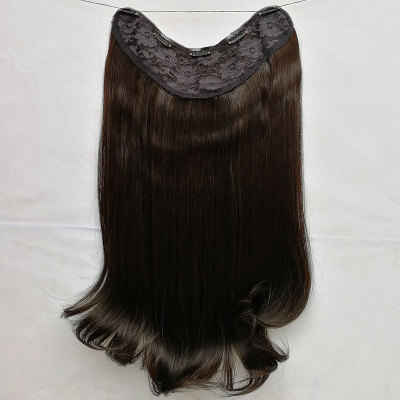 U-shaped wig pieces, one-piece seamless V-shaped pear blossom hair extensions, and synthetic fiber clips Specification image