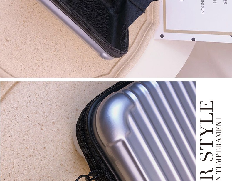 行李箱小包包女斜挎单肩个性手拿迷你密码箱旅行箱式盒子小方包详情图12