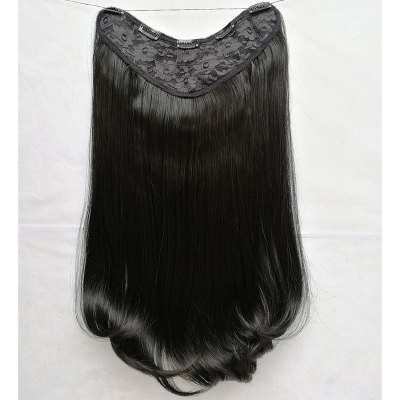 U-shaped wig pieces, one-piece seamless V-shaped pear blossom hair extensions, and synthetic fiber clips detail image 5
