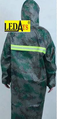 Camouflage raincoat
