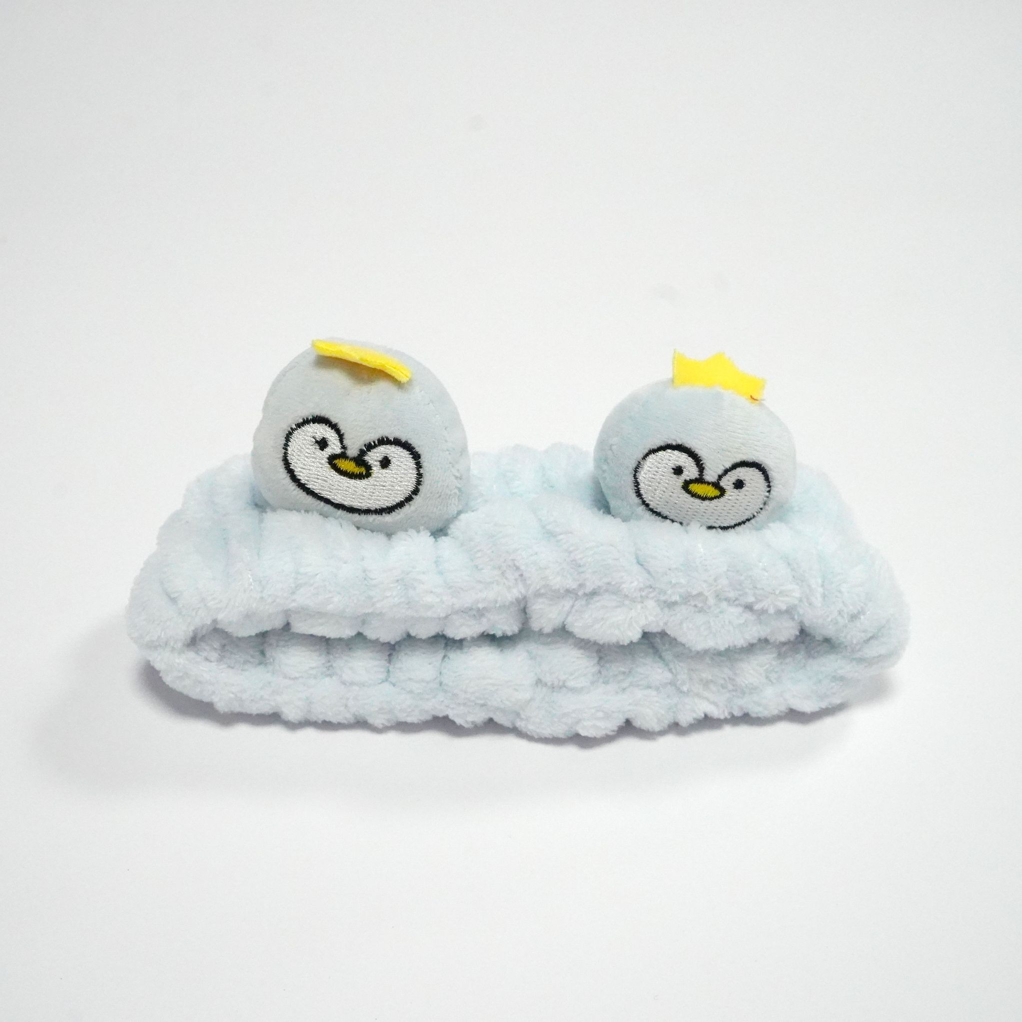 Yuhan Accessories' new Korean-style cartoon penguin face wash and hair tie, makeup and mask hair tie detail image 3