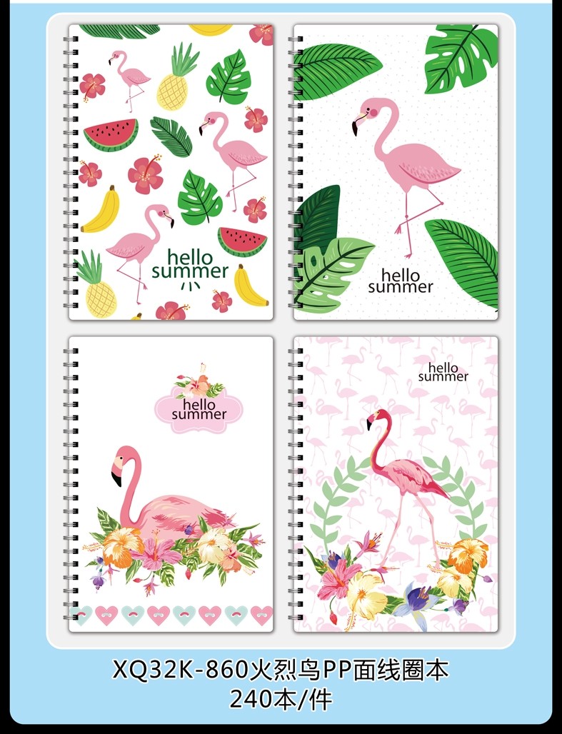 32K coil notebook, cartoon coil notebook, PP coil notebook, 32K eco-friendly coil notebook, student coil notebook detail image 6