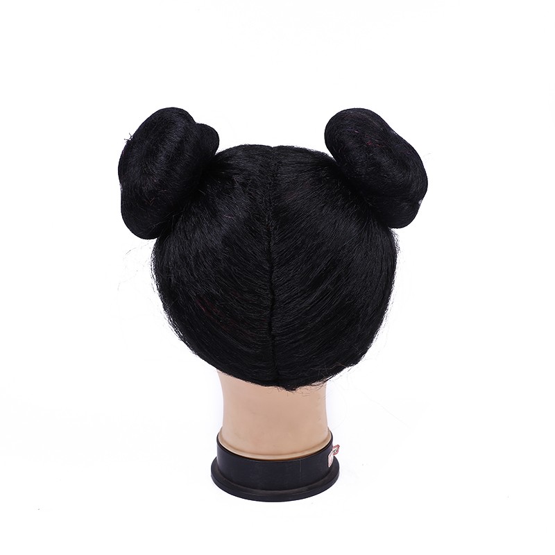 Two little chirping hairstyles cosplay party star singer dancing wigs detail image 2