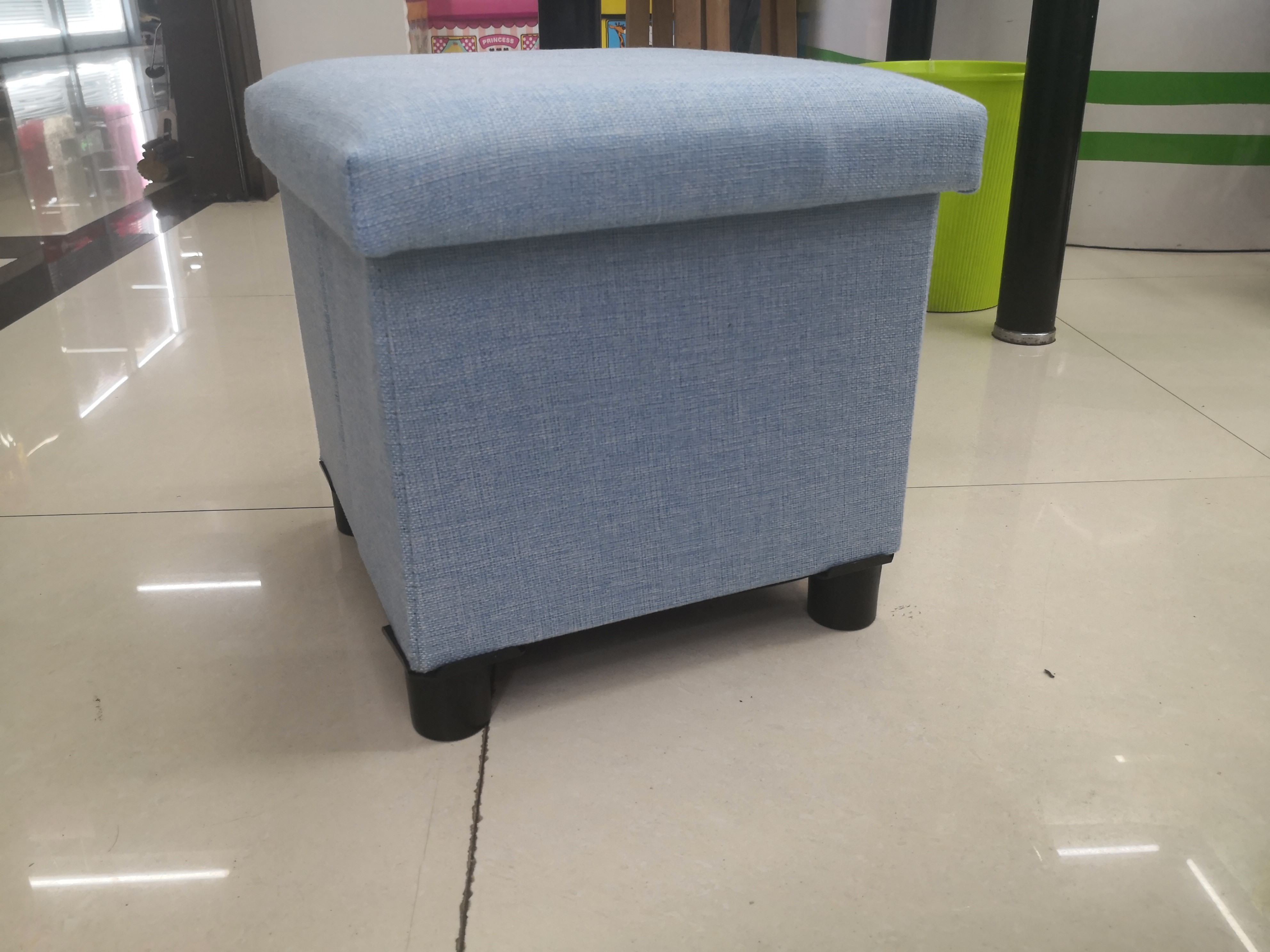 木头脚加强收纳凳76*38详情图1