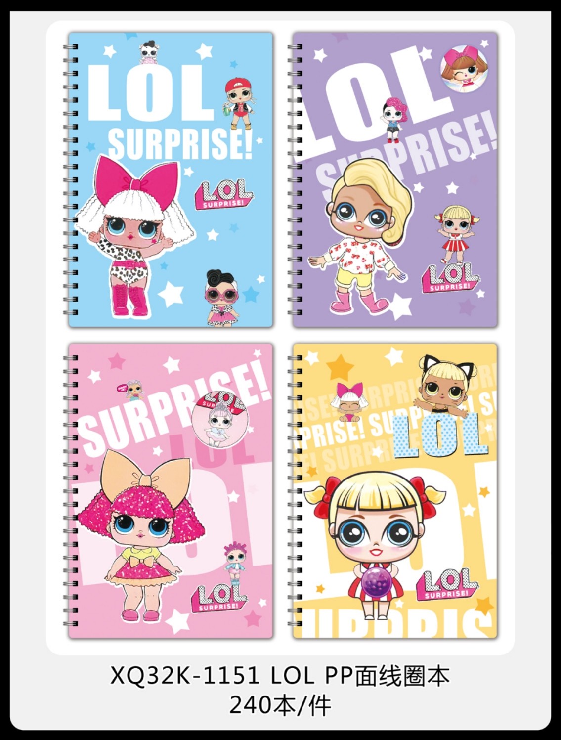 32K卡通线圈本裸熊PP线圈本办公记事本学习本学生线圈笔记本详情图10