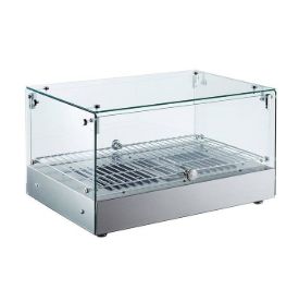 RTR-35L/GF-118 insulated countertop baking, Western pastry, bread and cooked food insulated cabinet, heated stainless steel glass display cabinet