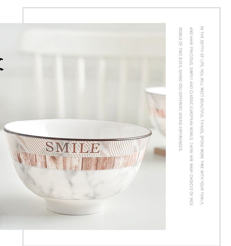 陶瓷餐具碗盘套装家用汤碗汤盘菜盘碟子盘子餐盘详情图9