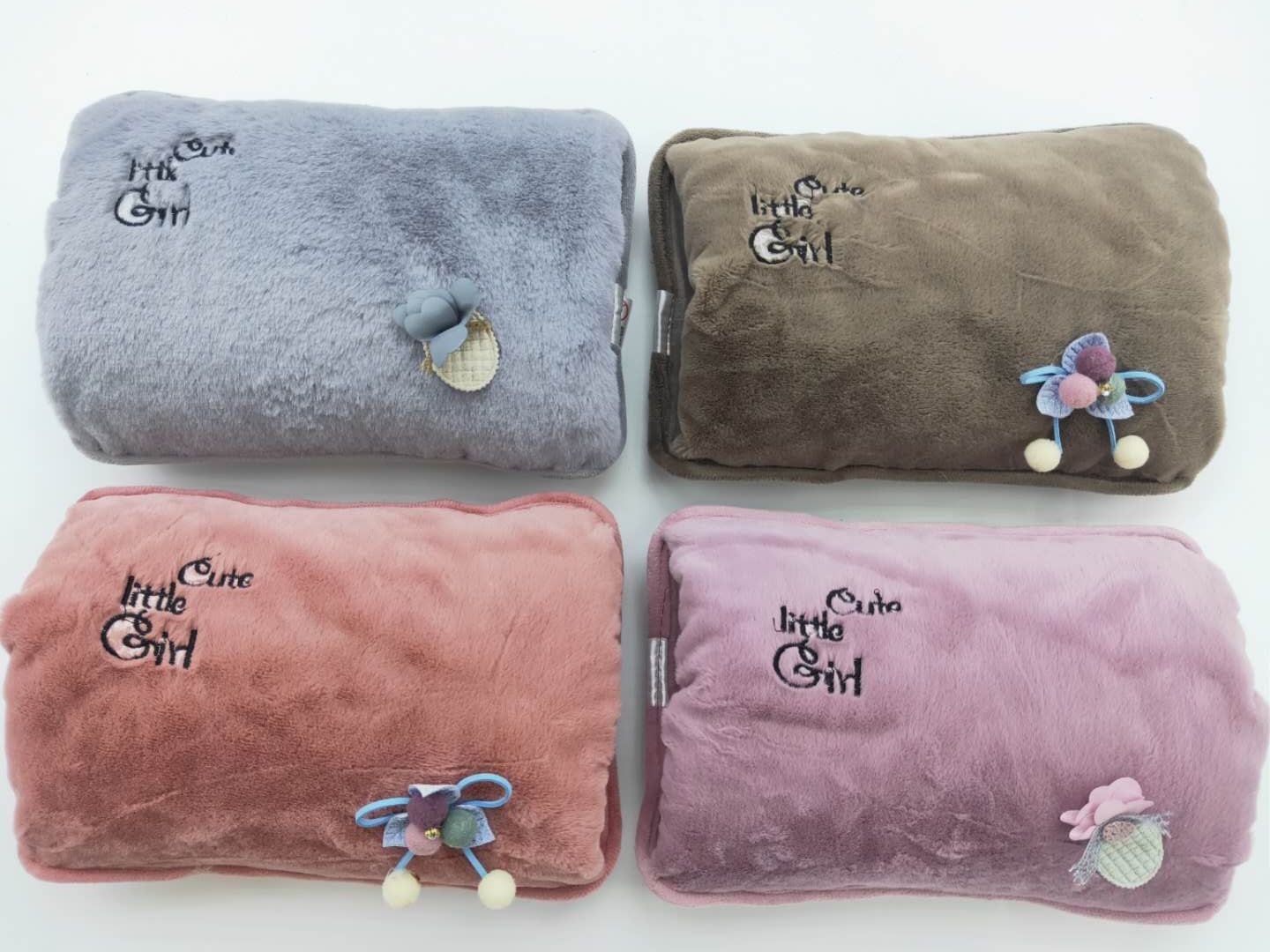 Hot Water bag Rechargeable hand warm water bag cute plush electric warm water cartoon pillow warm baby 66232