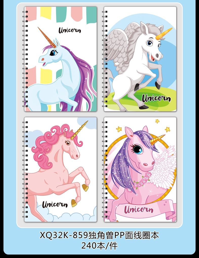 32K coil notebook, cartoon coil notebook, PP coil notebook, 32K eco-friendly coil notebook, student coil notebook Specification image