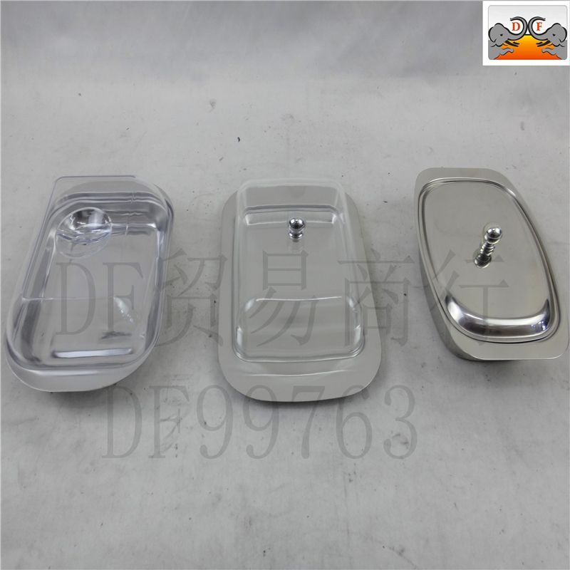 DF99763 Butter box, stainless steel butter box, butter box, cheese preservation box, European and Western butter, cheese plates, bread box, DF TRADING HOUSE Specification image