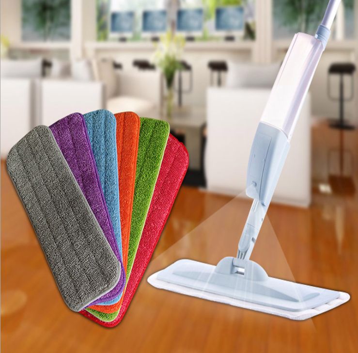 Water jet trapezoidal flat mop matching Flat mop replacement cloth Water jet mop head replacement cloth full figure