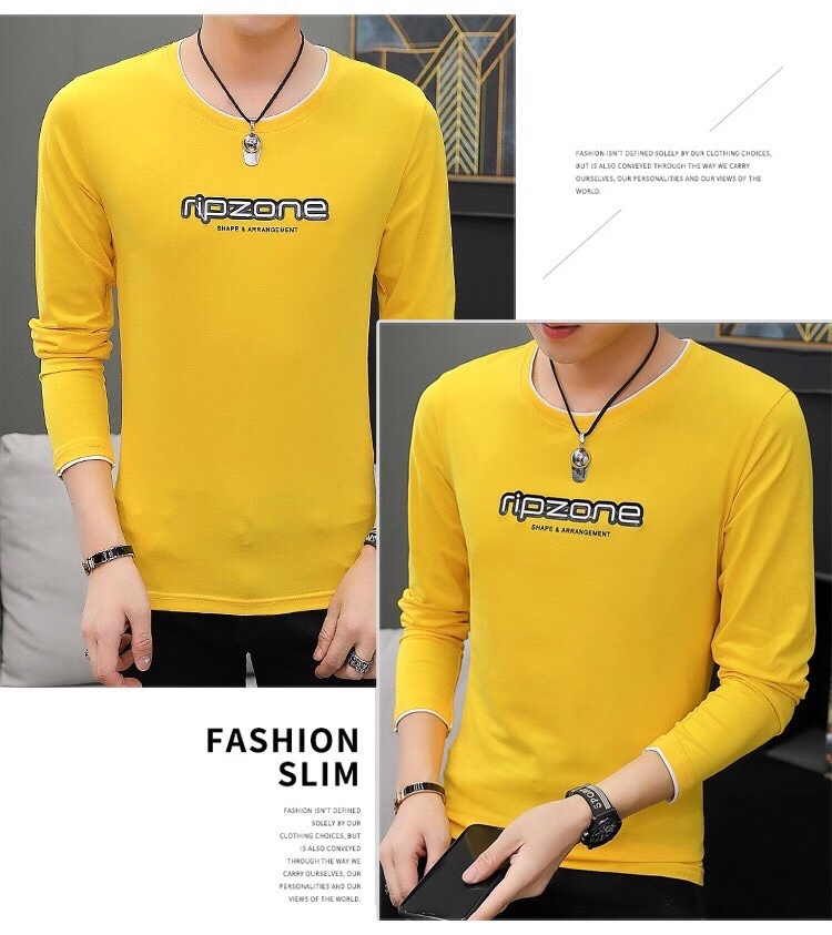 青少年时尚长袖T恤5636#，尺码M~3XL。详情图10