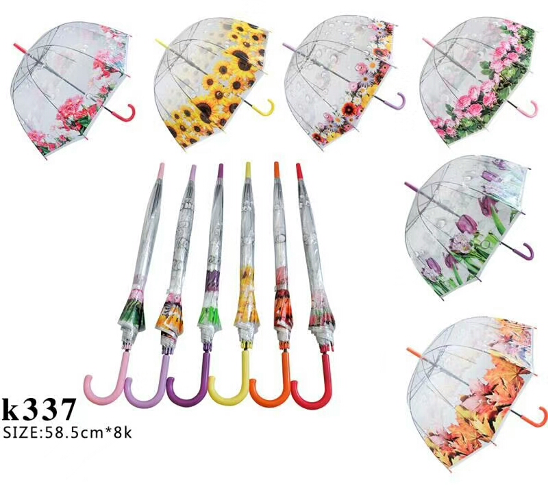 厂家直销：PVC材质 看图谈价钱长柄伞晴雨伞拱形伞