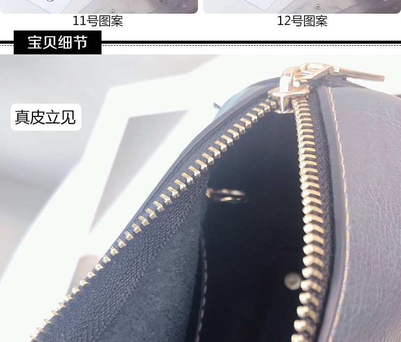 2023新款民族风真皮单肩包复古手拎包女生圆桶时尚斜跨详情9