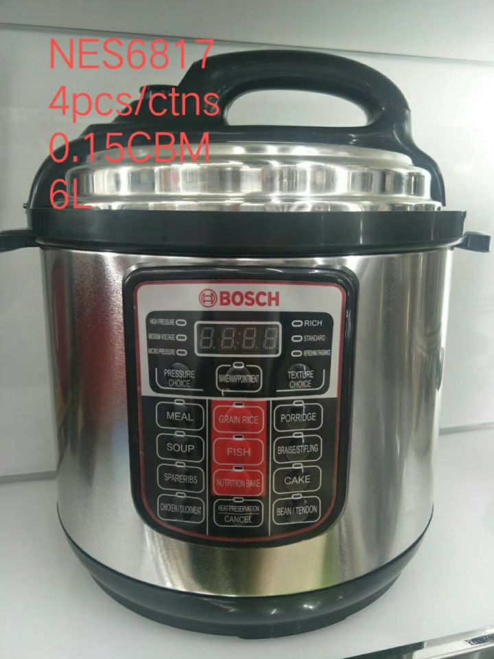 外贸多功能6L 大容量电压力锅 智能压力煲电饭煲家用压力锅4L5L
