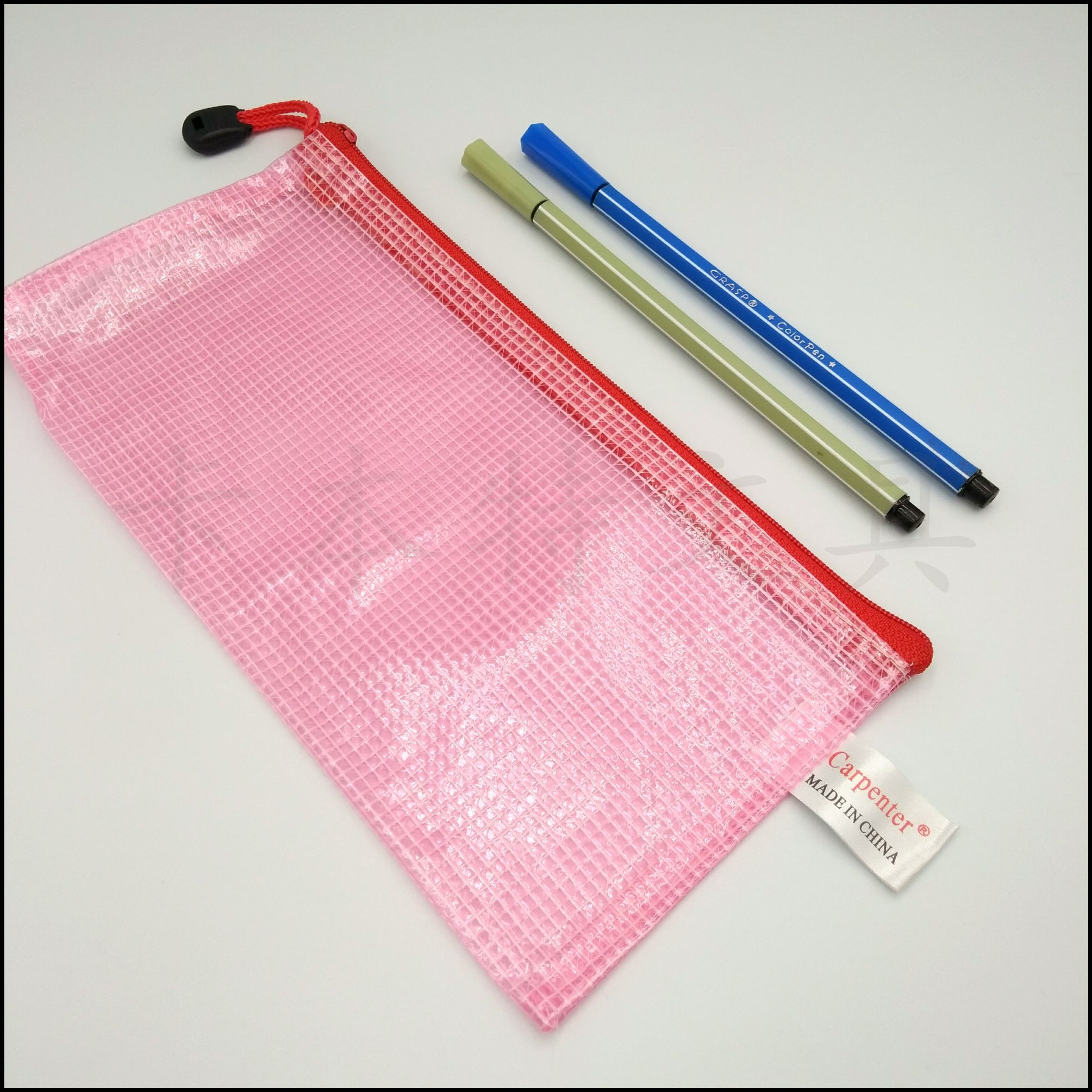 B6 Zipper bag Office information bag Mesh file bag Student pencil bag note bag