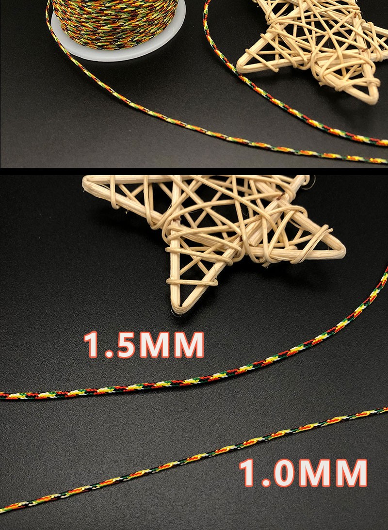 1.5MM加金五色线端午编织绳65M详情图3