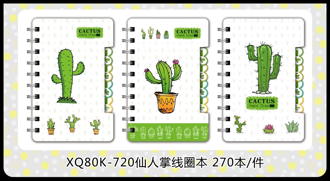 80K coil notebook, smiling face PP coil notebook, cartoon mini notebook, cartoon environmental protection coil notebook, coil notebook detail image 3