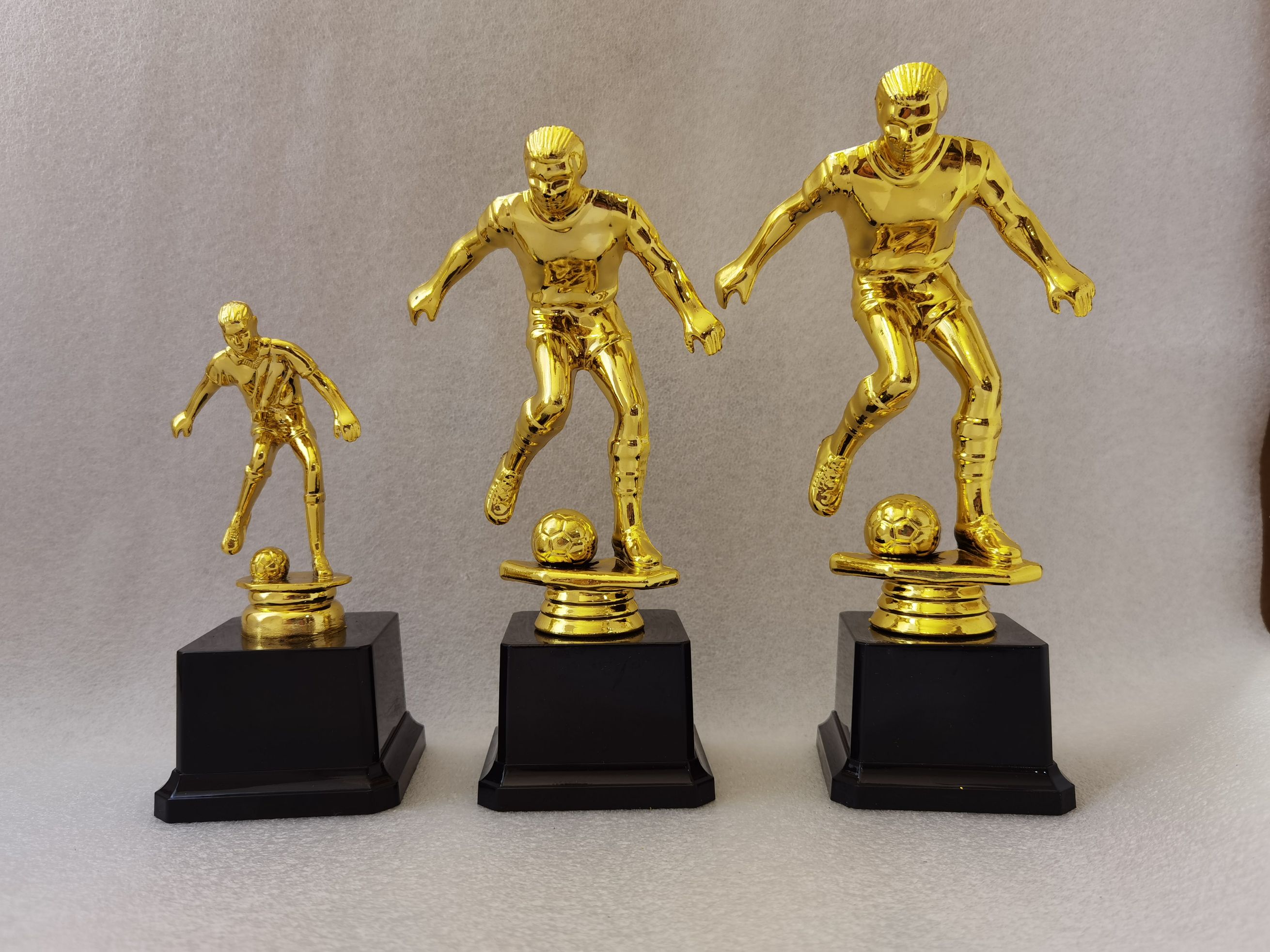 YG-1014A Football Trophy big size football figurine with base thumbnail