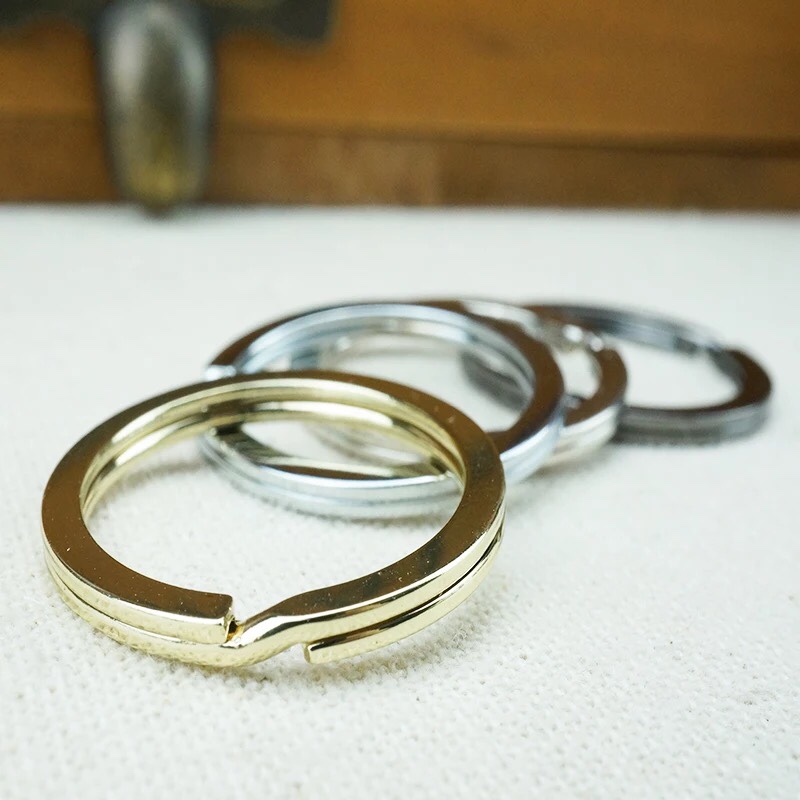 钥匙圈 圆环箱包 高档钥匙包扣 辅料手工DIY皮具首饰配件 五金钥匙环