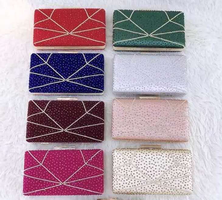 烫钻晚装晚宴包