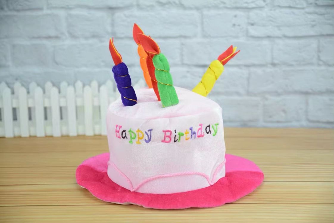 Birthday hat, birthday cake hat (retail) Specification image