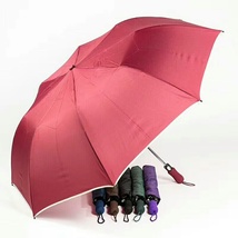 厂家直销：2折高尔夫素色包边伞