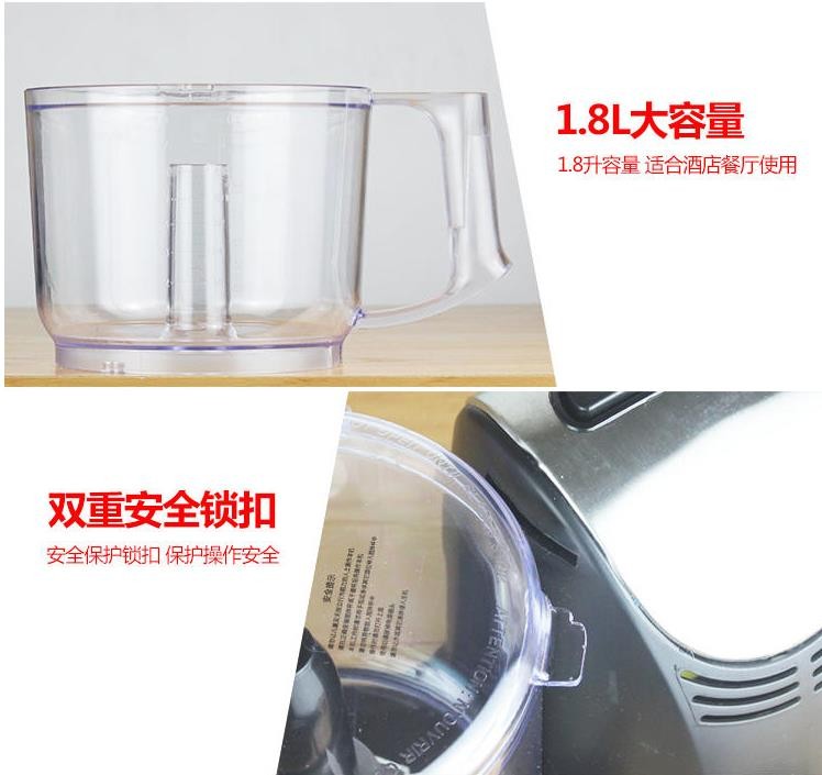 Del multi-functional food processor, meat mincing machine, commercial electric ginger and garlic mincing machine, filling mixer, vegetable cutter and garlic mincing machine detail image 4