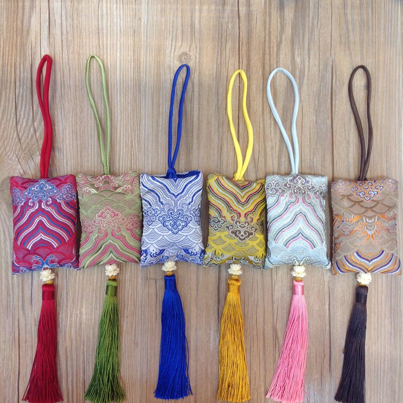 墨香工艺6端午香包香囊随身香包海浪纹古风荷包袋随身小宝宝福袋挂件