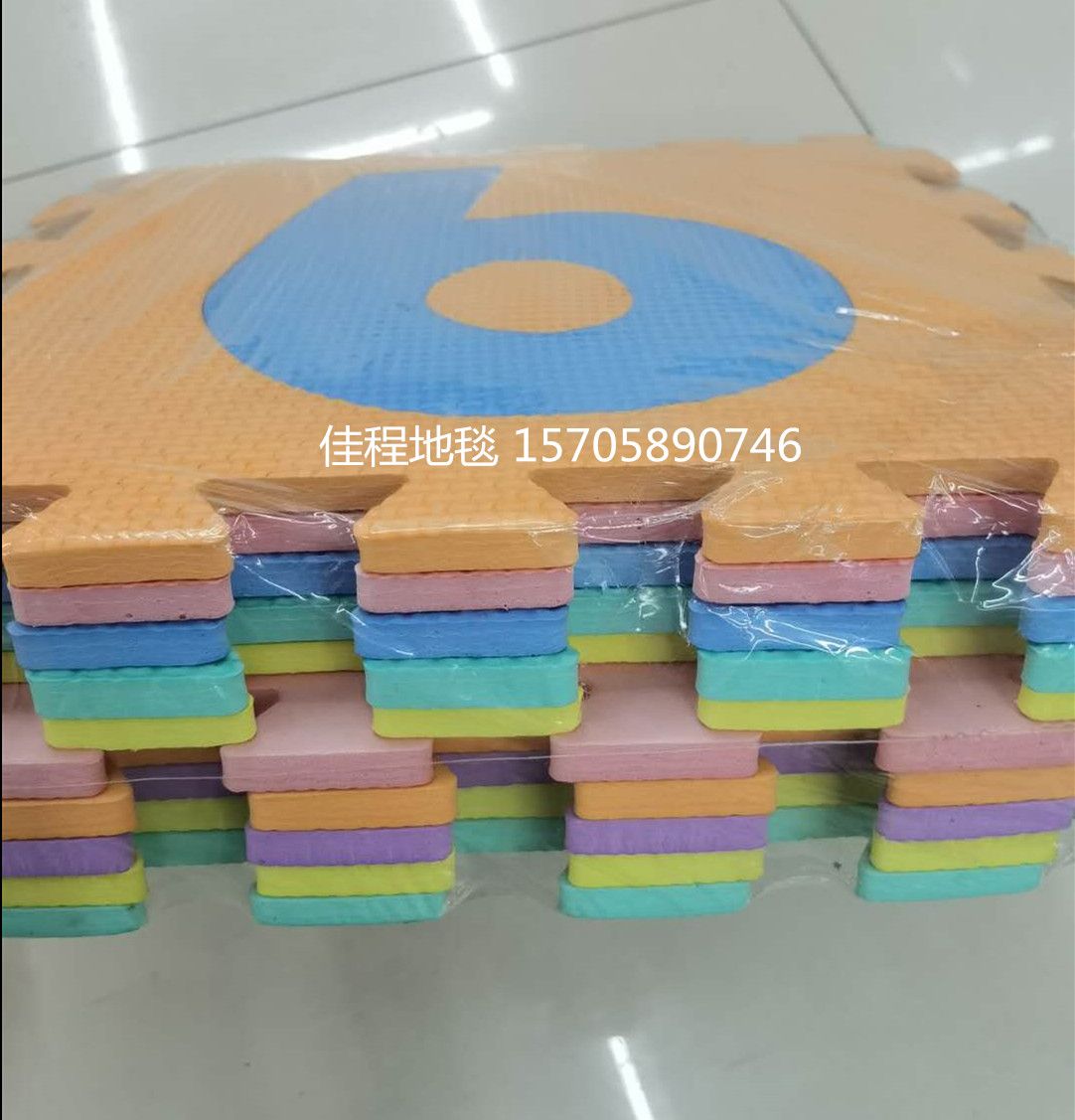 0.8cm thick EVA puzzle ABC 123 Educational children's puzzle floor mat EVA floor mat splicing anti-drop mat Item Picture